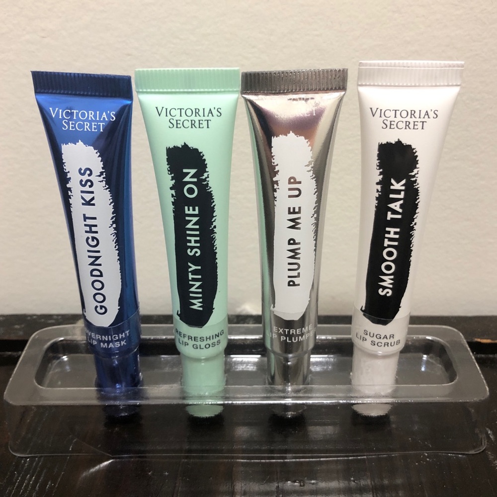 Victoria’s Secret pout perfect lip care set set of 4 new